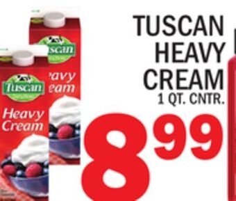 C Town Tuscan heavy cream offer