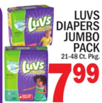 C Town Luvs diapers jumbo pack offer