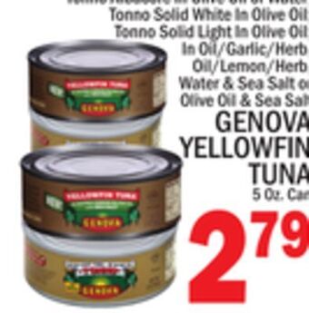 C Town Genova yellowfin tuna offer