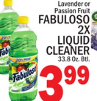 C Town Fabuloso 2x liquid cleaner offer