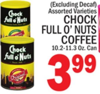 C Town Chock full o'nuts coffee offer