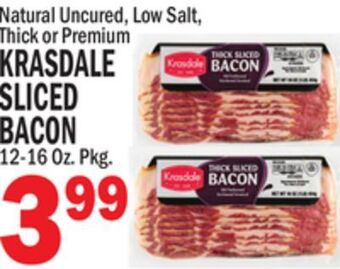 C Town Krasdale sliced bacon offer