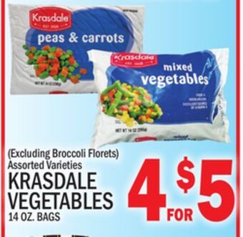 C Town Krasdale vegetables offer