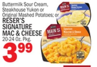 C Town Reser's signature mac & cheese offer