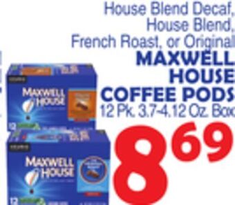 Bravo Supermarkets Maxwell house coffee pods offer