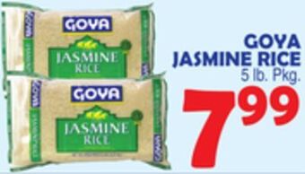 Bravo Supermarkets Goya jasmine rice offer