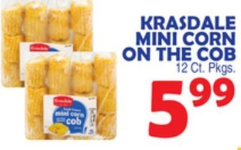 Bravo Supermarkets Krasdale mini corn on the cob offer