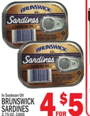 C Town Brunswick sardines offer