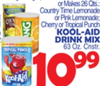 Bravo Supermarkets Kool-aid drink mix 63 oz. cnstr offer
