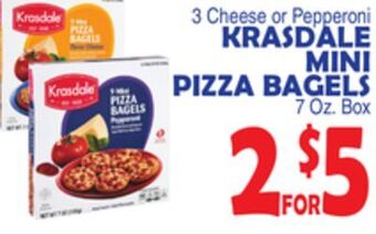 Bravo Supermarkets Krasdale mini pizza bagels offer
