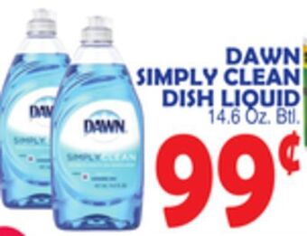 Bravo Supermarkets Dawn simply clean dish liquid offer