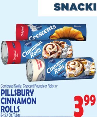 Bravo Supermarkets Pillsbury cinnamon rolls offer