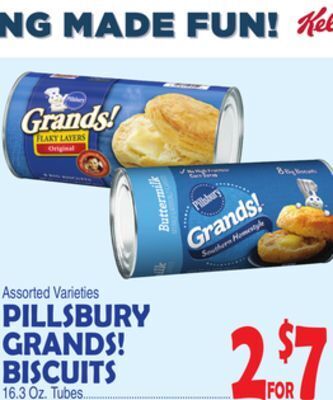Bravo Supermarkets Pillsbury grands! biscuits offer