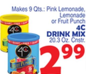 Bravo Supermarkets 4c drink mix offer