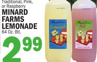 Bravo Supermarkets Minard farms lemonade offer