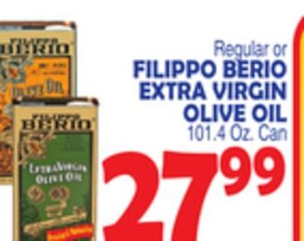 Bravo Supermarkets Filippo berio extra virgin olive oil offer