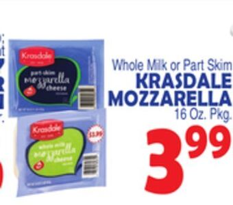 Bravo Supermarkets Krasdale mozzarella offer