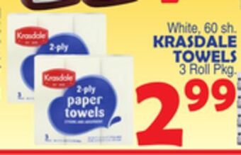 Bravo Supermarkets Krasdale towels offer