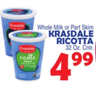 Bravo Supermarkets Krasdale ricotta offer