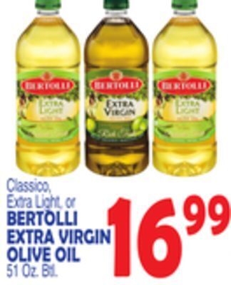 Bravo Supermarkets Bertolli extra virgin olive oil offer