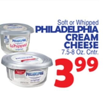 Bravo Supermarkets Philadelphia cream cheese offer