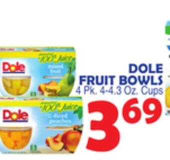 Bravo Supermarkets Dole fruit bowls offer