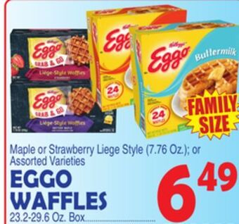 Bravo Supermarkets Eggo waffles 23.2-29.6 oz. box offer
