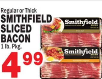 Bravo Supermarkets Smithfield sliced bacon offer
