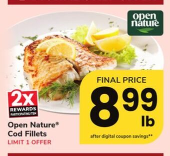 ACME Open nature® cod fillets offer