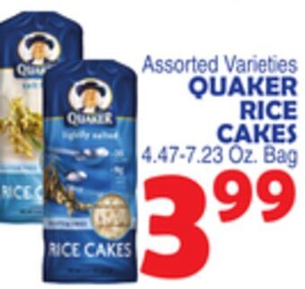 Bravo Supermarkets Quaker rice cakes offer