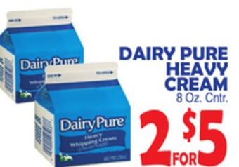 Bravo Supermarkets Dairy pure heavy cream offer