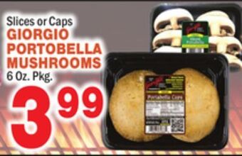 Bravo Supermarkets Giorgio portobella mushrooms offer