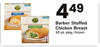 ACME Barber stuffed chicken breast offer