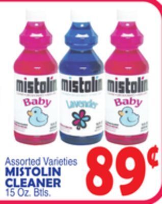 Bravo Supermarkets Mistolin cleaner offer