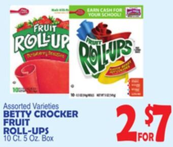 Bravo Supermarkets Betty crocker fruit roll-ups offer