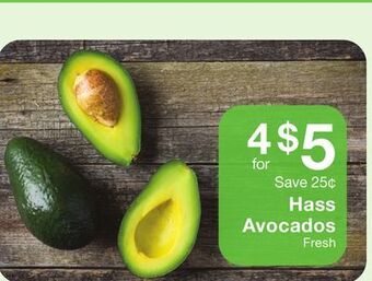 Fairway Store Market Hass avocados offer
