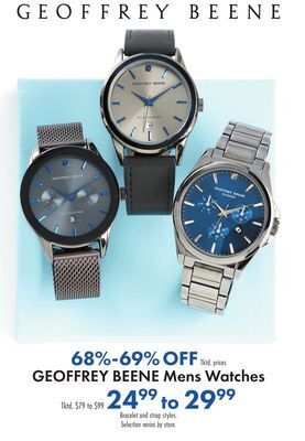 Boscov's Geoffrey beene mens watches offer