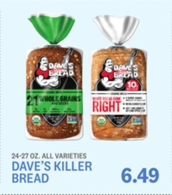 Kings Food Markets Dave's killer bread offer