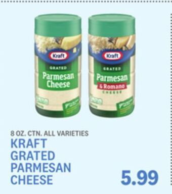 Kings Food Markets Kraft grated parmesan cheese offer