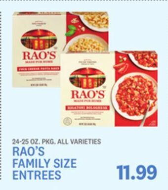 Kings Food Markets Rao's family size entrees offer