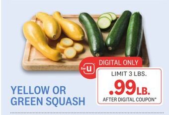 Kings Food Markets Yellow or green squash offer