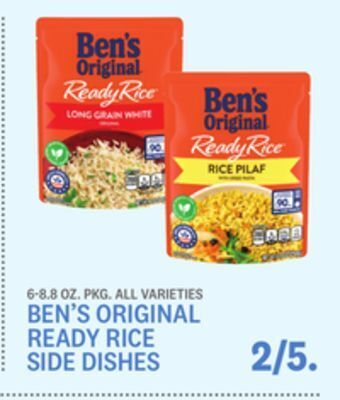 Kings Food Markets Ben's original ready rice side dishes offer