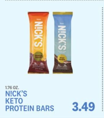Kings Food Markets N!ck's keto protein bars offer