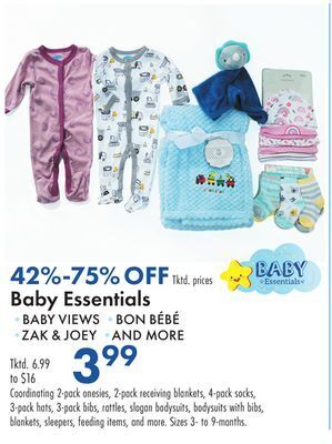 Boscov's Baby essentials offer