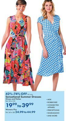 Boscov's Sensational summer dresses offer
