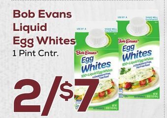 DeCicco & Sons Bob evans liquid egg whites offer