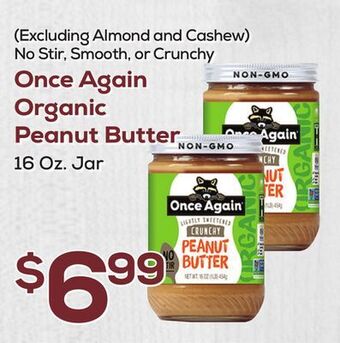 DeCicco & Sons Once again organic peanut butter offer