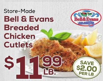 DeCicco & Sons Bell & evans breaded chicken cutlets offer
