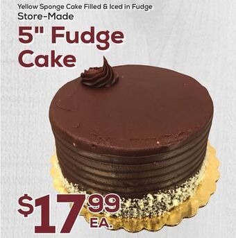DeCicco & Sons 5 fudge cake offer