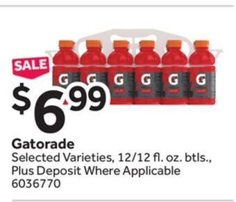 Stop&Shop Gatorade offer